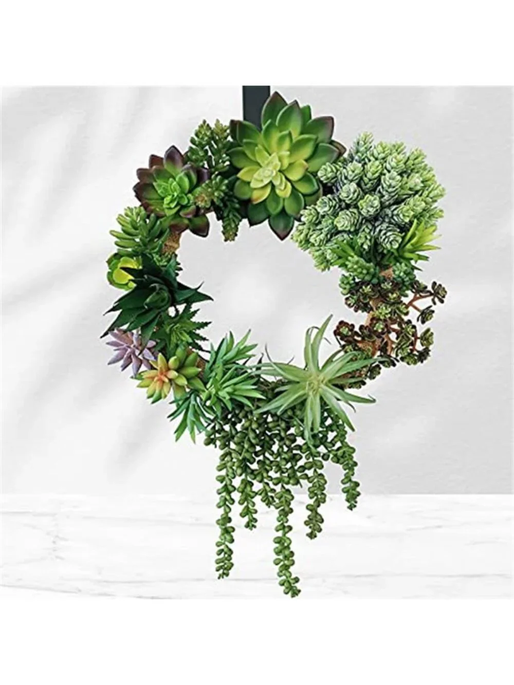 Artificial Succulent Plants 19 Piece Faux Greenery Stems Picks Home Decor Crafts